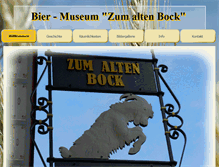 Tablet Screenshot of biermuseum.ch